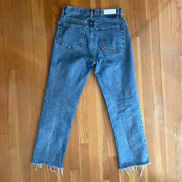 RE/DONE high rise stove pipe jeans size 25 - Picture 4 of 5